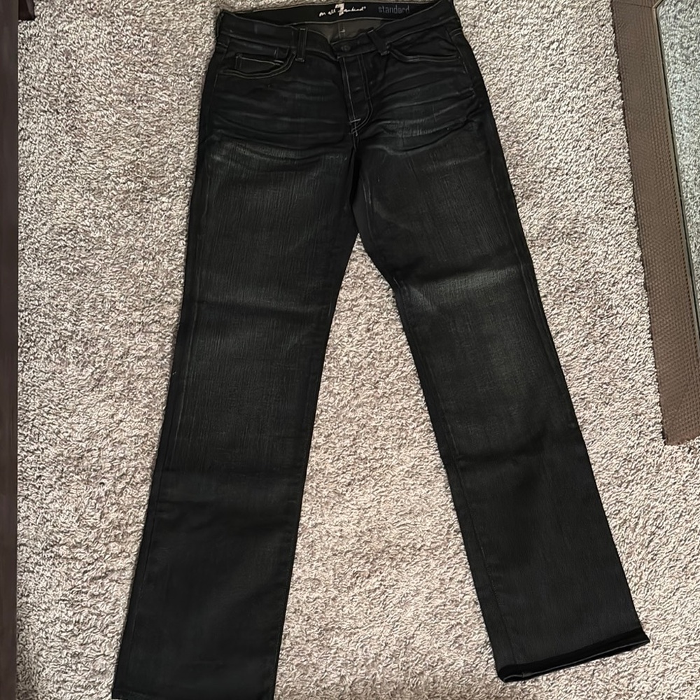 7 For All Mankind Black Men's Jeans